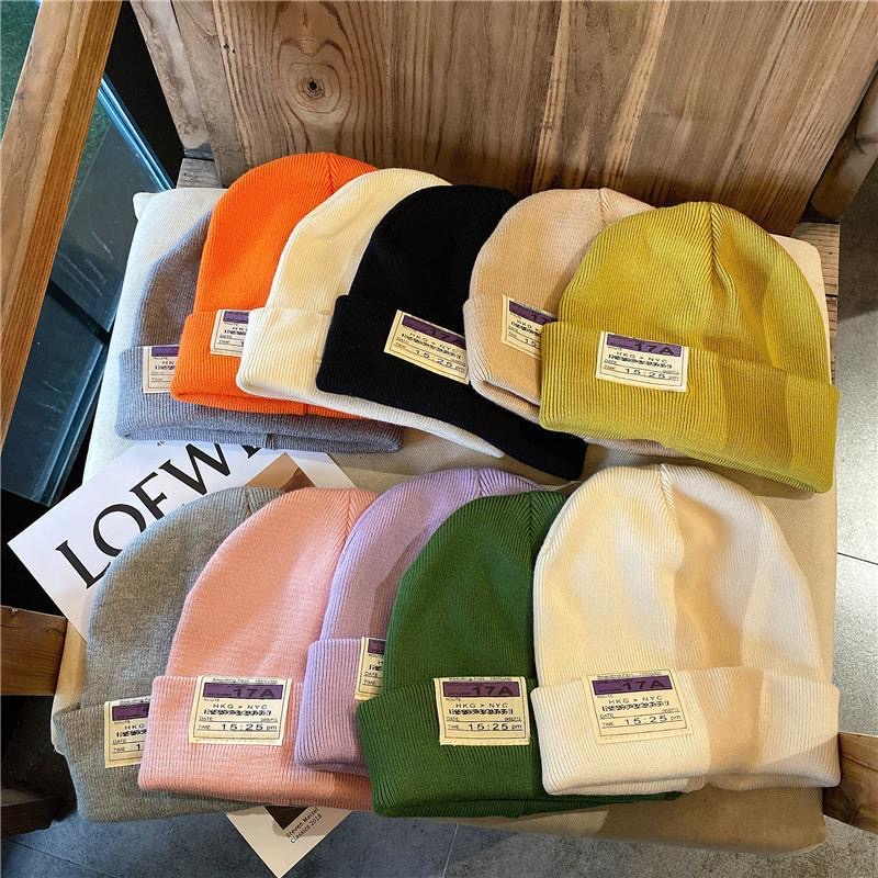 Mũ len dệt kim ấm áp thời trang hàn quốc