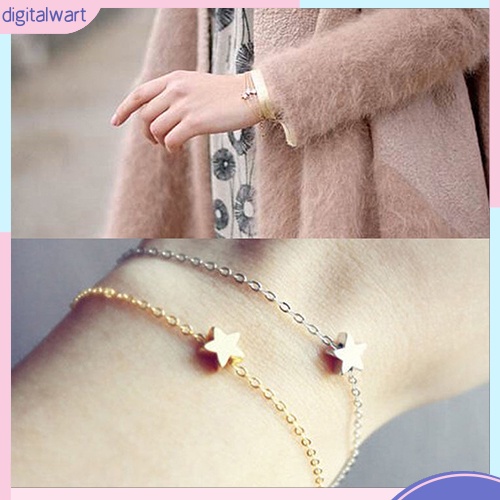 Lắc tay hợp kim mặt ngôi sao nhỏ xinh và thời trang cho nữ