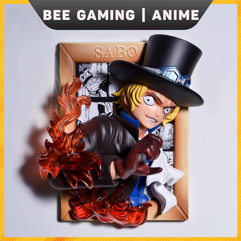 Mô hình Anime trang trí bàn làm việc - Khung tranh 3D Onepice / Dragonball