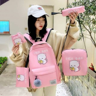 Shop sale combo balo 4 món siêu kute đầy đủ mẫu mã cho mọi người lựa chọn
