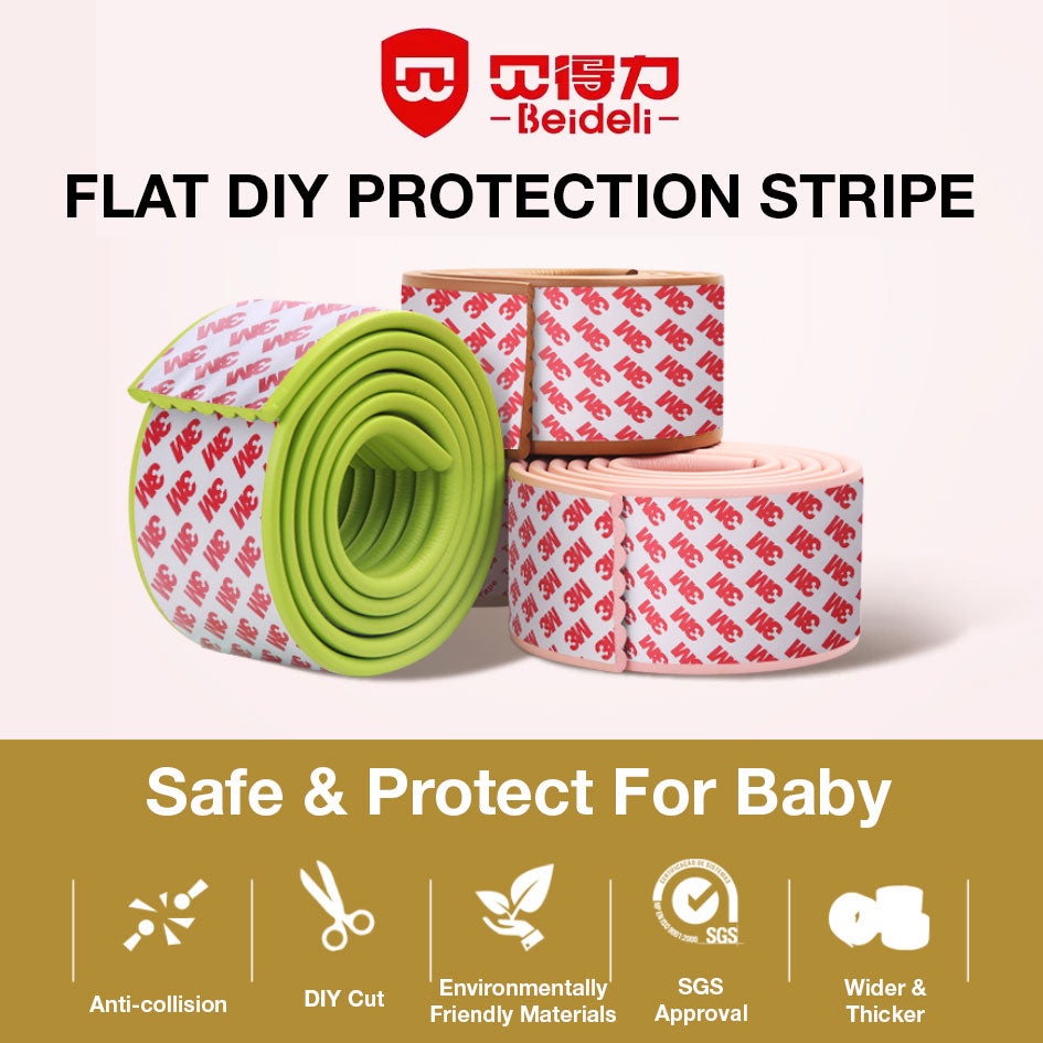 Cuộn Xốp Bọc Cạnh Bàn Hình Chữ W Dài 2M An Toàn Cho Bé - Dây Cao Su Nẹp Bịt Góc Bàn, Ghế, Tường, Tủ, Giường,...