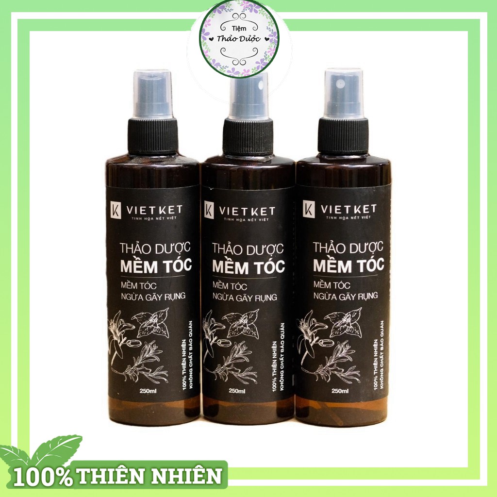 Thảo Dược Ủ Mềm Tóc - Dầu Xả Tự Nhiên Không Hóa Chất VIETKET 250ML