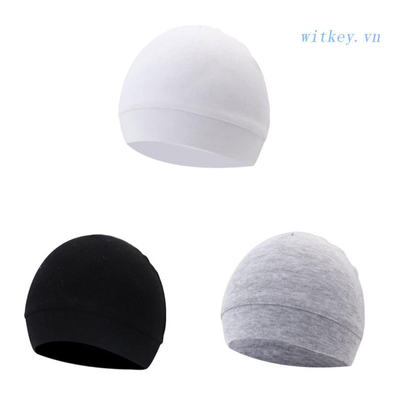 Mũ Beanie Bằng Vải Cotton Dành Cho Bé Trai Gái 0-10 Tháng Tuổi