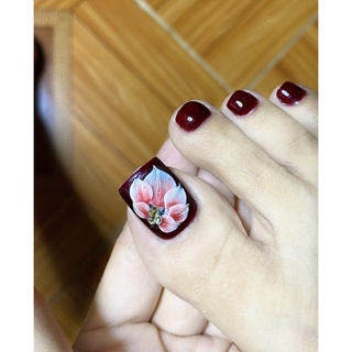 hoa bột nail gắn móng(hoa chân)