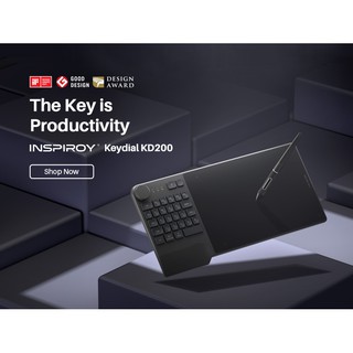 Bảng vẽ Huion KeyDial KD200