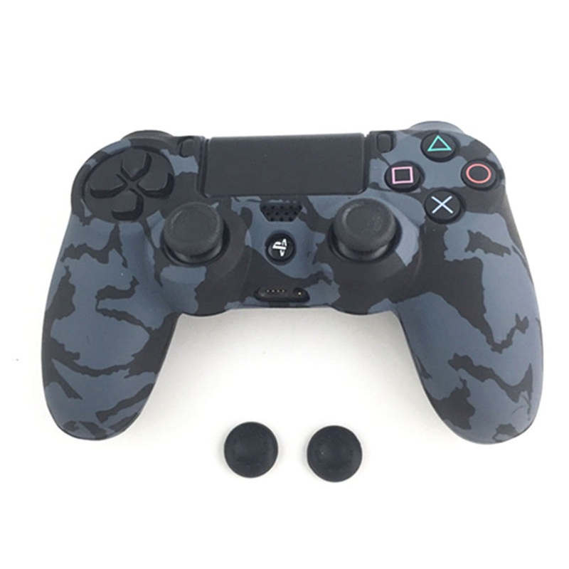 Vỏ bọc bảo vệ máy chơi game Playstation 4 PS4 họa tiết rằn ri kèm 2 nắp đậy