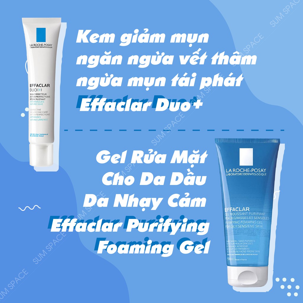 Sữa Rửa Mặt La Roche Posay Effaclar Purifying Foaming Gel (50ml / 200ml)