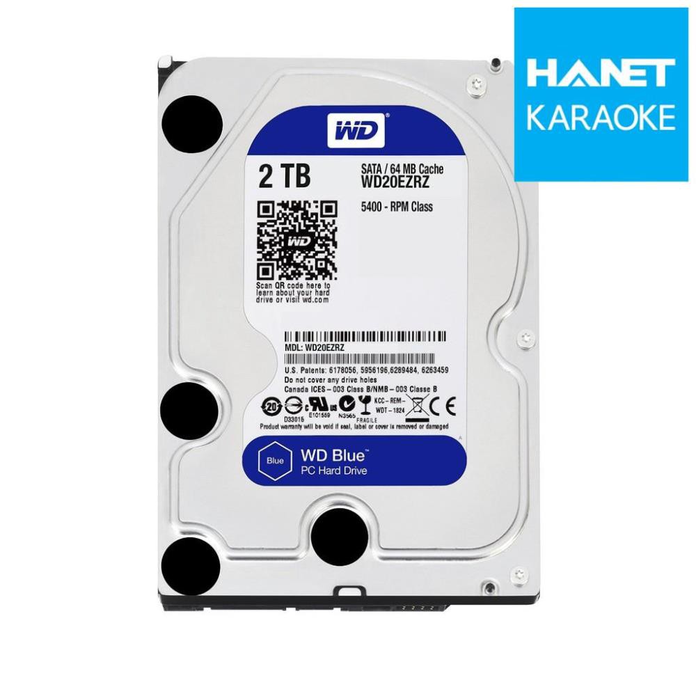 Ổ cứng HDD Western Blue 2Tb SATA3 5400rpm