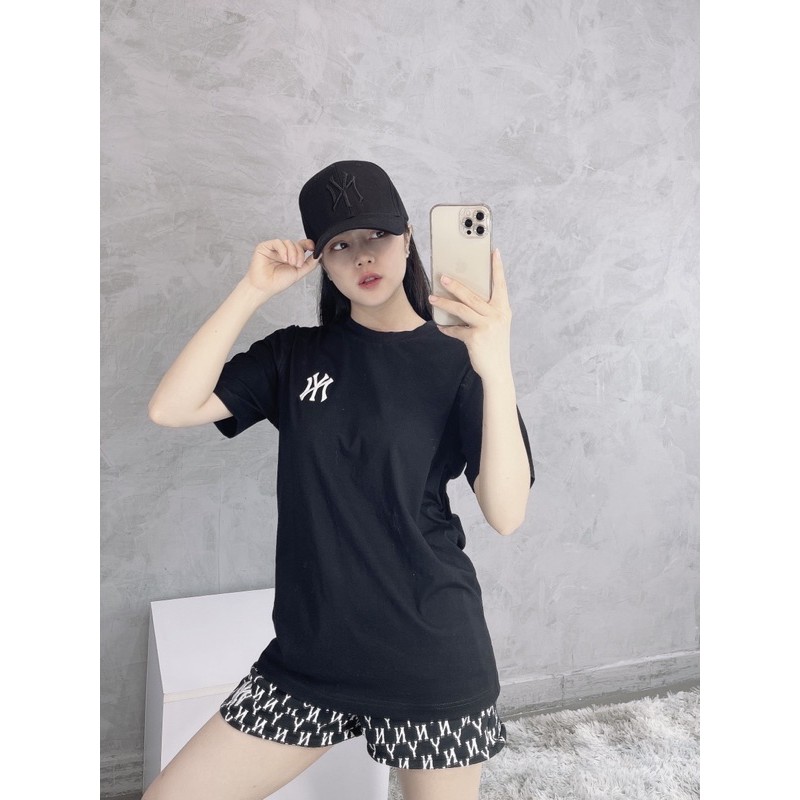 |ẢNH THẬT|MŨ LƯỠI TRAI LOGO THÊU ĐEN FULL