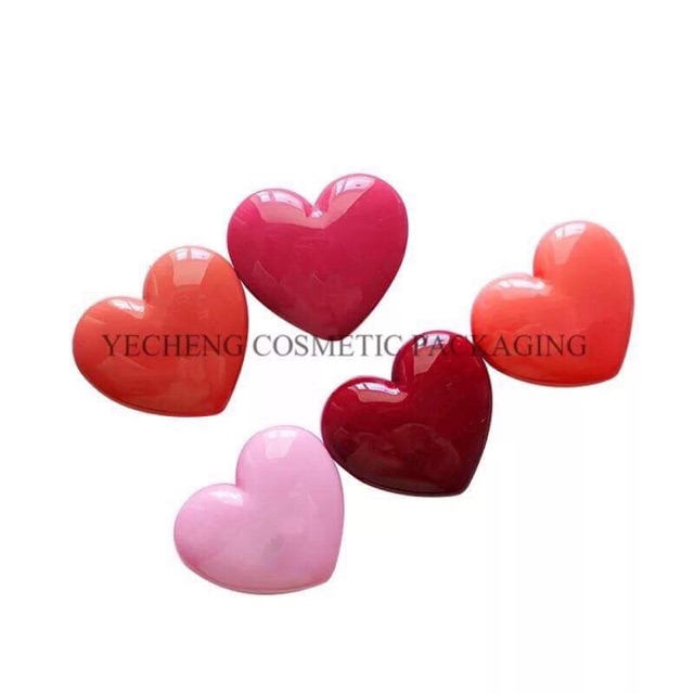 Hủ/ Hộp Đựng Son, Mỹ Phẩm Hình Trái Tim_ Phụ Kiện Làm Mỹ Phẩm Handmade