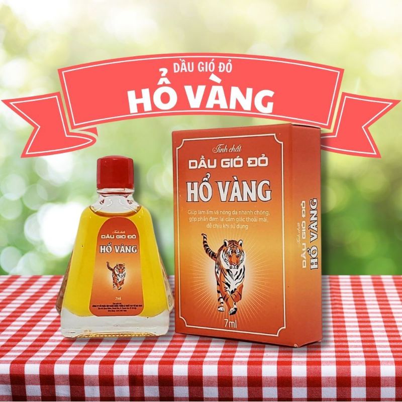 Dầu gió đỏ Hổ Vàng ( 7ml)