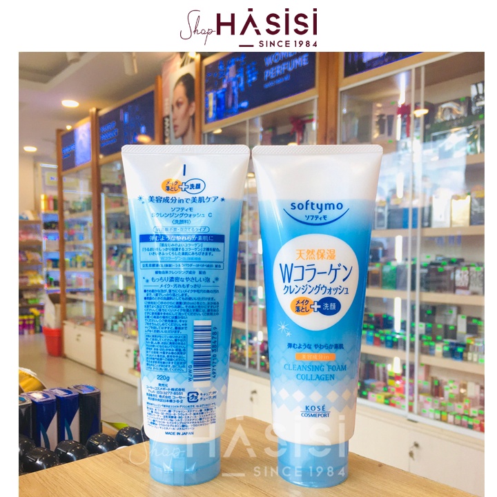 Sữa Rửa Mặt Nội Địa Nhật Ngăn Ngừa Lão Hoá Da KOSE SOFTYMO CLEANSING FOAM COLLAGEN