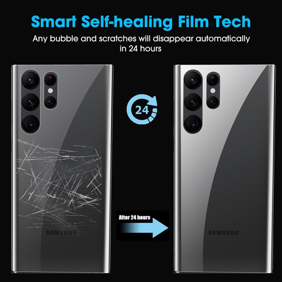 Set 2 Miếng dán dẻo PPF mặt lưng thích hợp cho Samsung Galaxy S22 Ultra / S22 Plus / S22