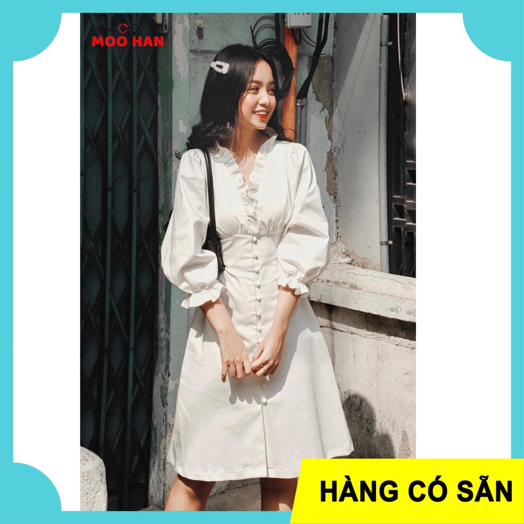 ⚡️𝐌𝐈𝐄̂̃𝐍 𝐏𝐇𝐈́ 𝐒𝐇𝐈𝐏⚡️ĐẦM BIGSIZE TRẮNG CỔ BÈO XÒE NHẸ, ĐẦM ĐÁM CƯỚI