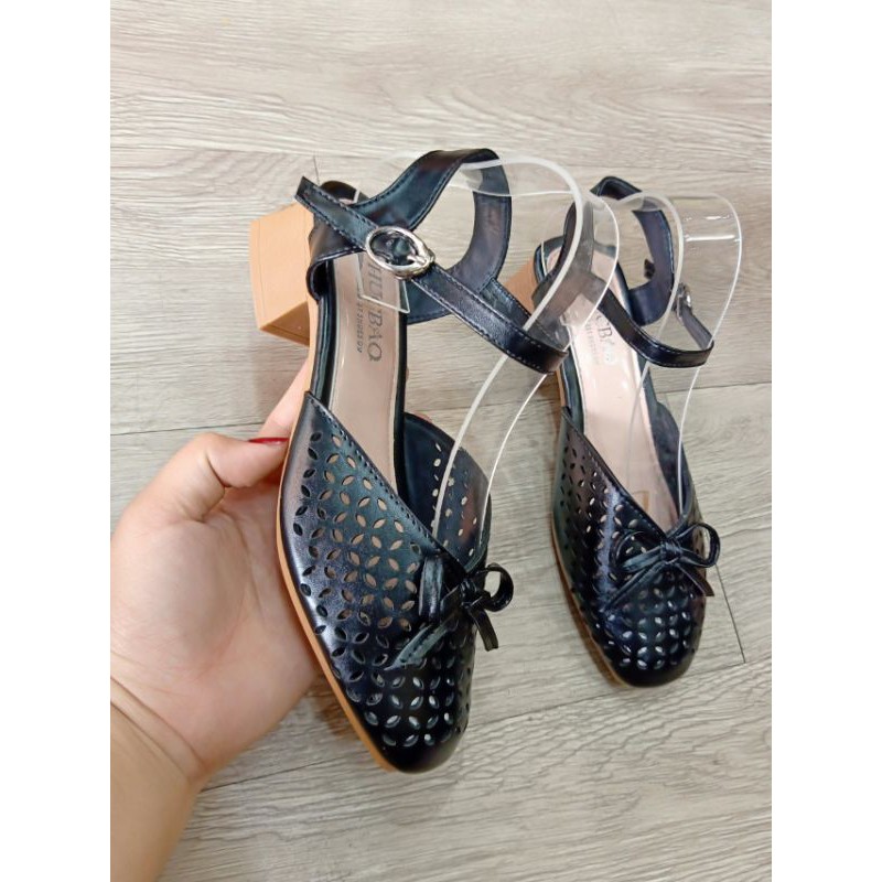 [hcm] giày sandanl công sở có nơ 3p