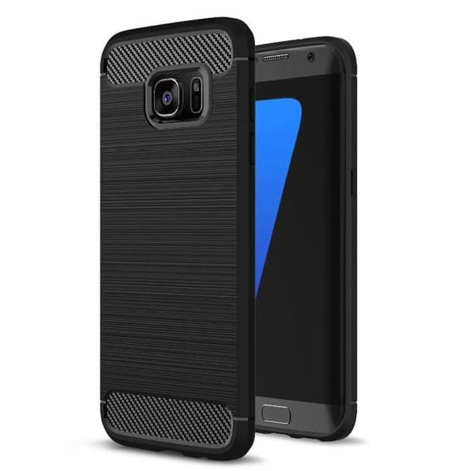 Ipaky Ốp Lưng Sợi Carbon Mềm Siêu Mỏng Cho Samsung Galaxy S7 S8 S9 Edge Plus