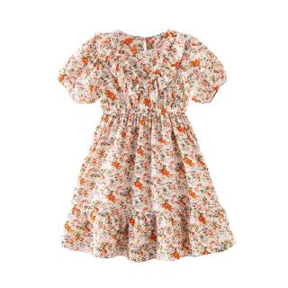 Pretty Sleeveless Flared Dress For Girls