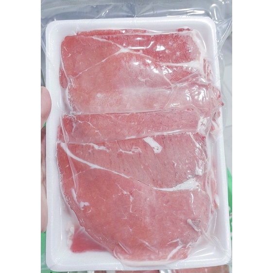 Bắp bò tươi ngon cắt lát nhúng lẩu nướng nạc ngon 500g