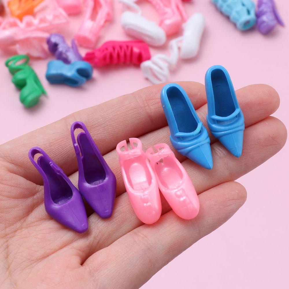 Set 20 Đôi Giày Cho Búp Bê Tỷ Lệ 1 / 6 Chất Lượng Cao