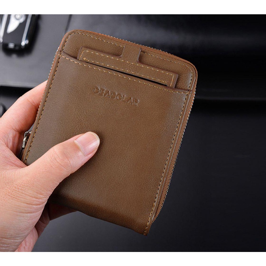 Ví Da Đựng Điện Thoại Chống Trộm RFID Kích Thước Lớn Cho Nam Giới