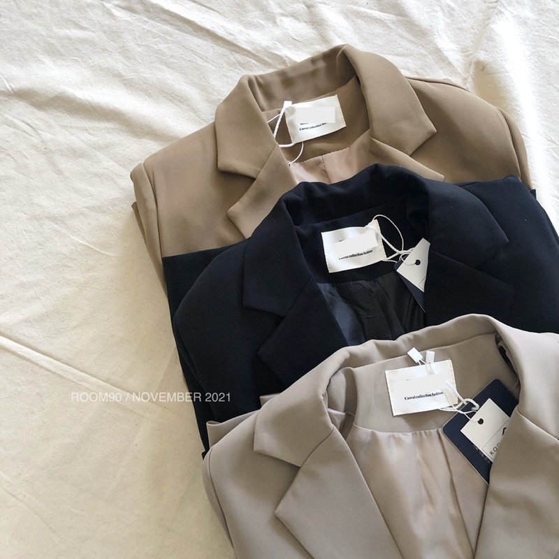 [ Ảnh thật ] Blazer 1 khuy 6819 dáng suông Hàn Quốc | BigBuy360 - bigbuy360.vn