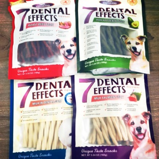 Snack bánh thưởng ăn vặt Dental 7 cho chó 160gram