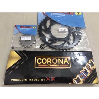 Bộ Nhông dĩa Recto sên phốt Corona X1R