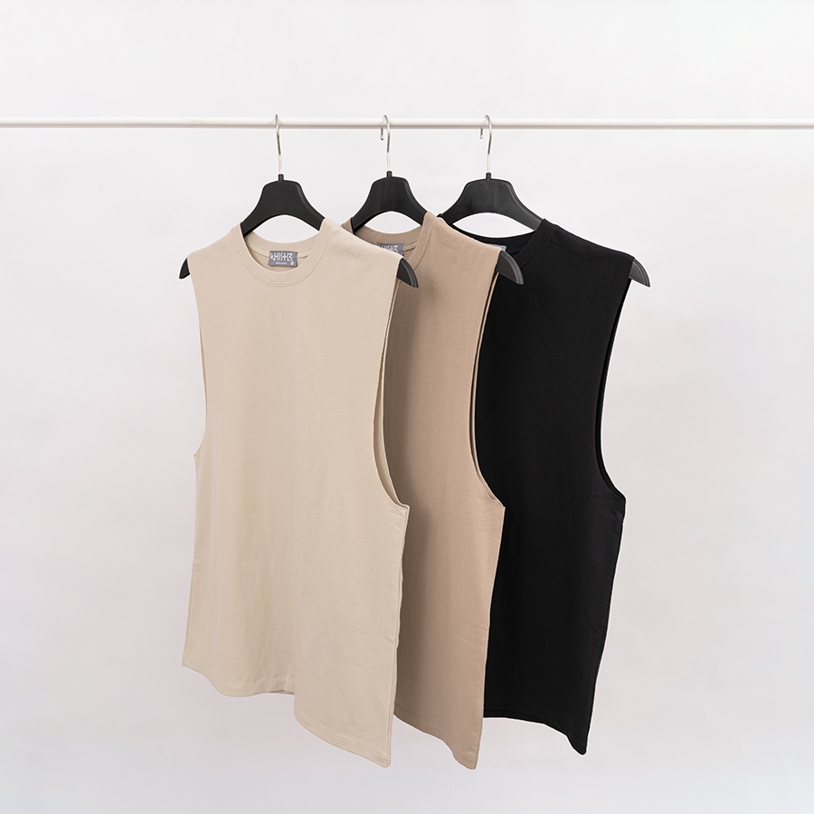 Bộ 3 Chiếc Tanktop Áo Ba Lỗ Cotton Siêu Thoáng Mát Thấm Hút Mồ Hôi WHISLT3