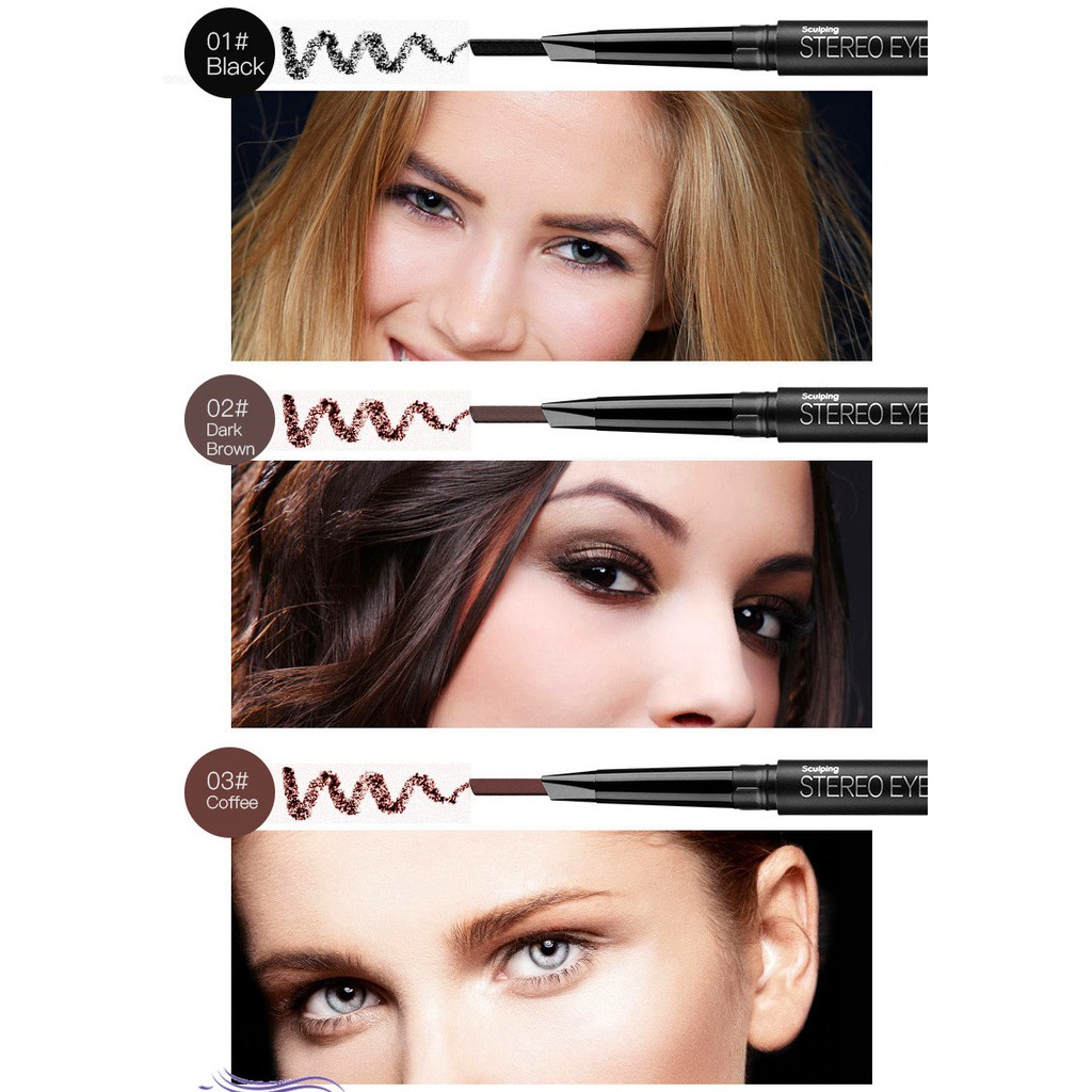 (hàng Mới Về) Chì Kẻ Lông Mày Magical Halo Tự Động Chống Thấm Nước Kèm Cọ Tiện Dụng | BigBuy360 - bigbuy360.vn