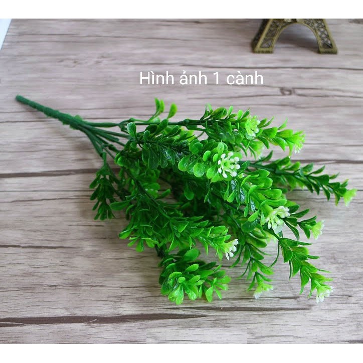 Cây giả - Cành Hoa Ngâu dài 30cm - Cành Điểm trang trí lọ hoa, hàng rào