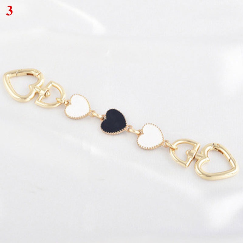 Dây xích hình trái tim treo túi xách phụ kiện mở rộng