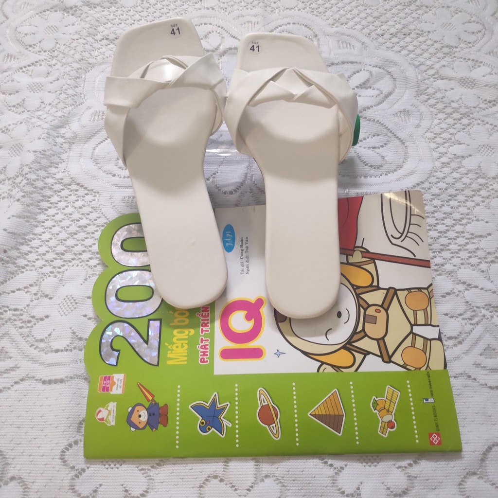 dép nữ quai ngang size lớn 40 41 42 43 dép nữ big size ngoại cỡ size to