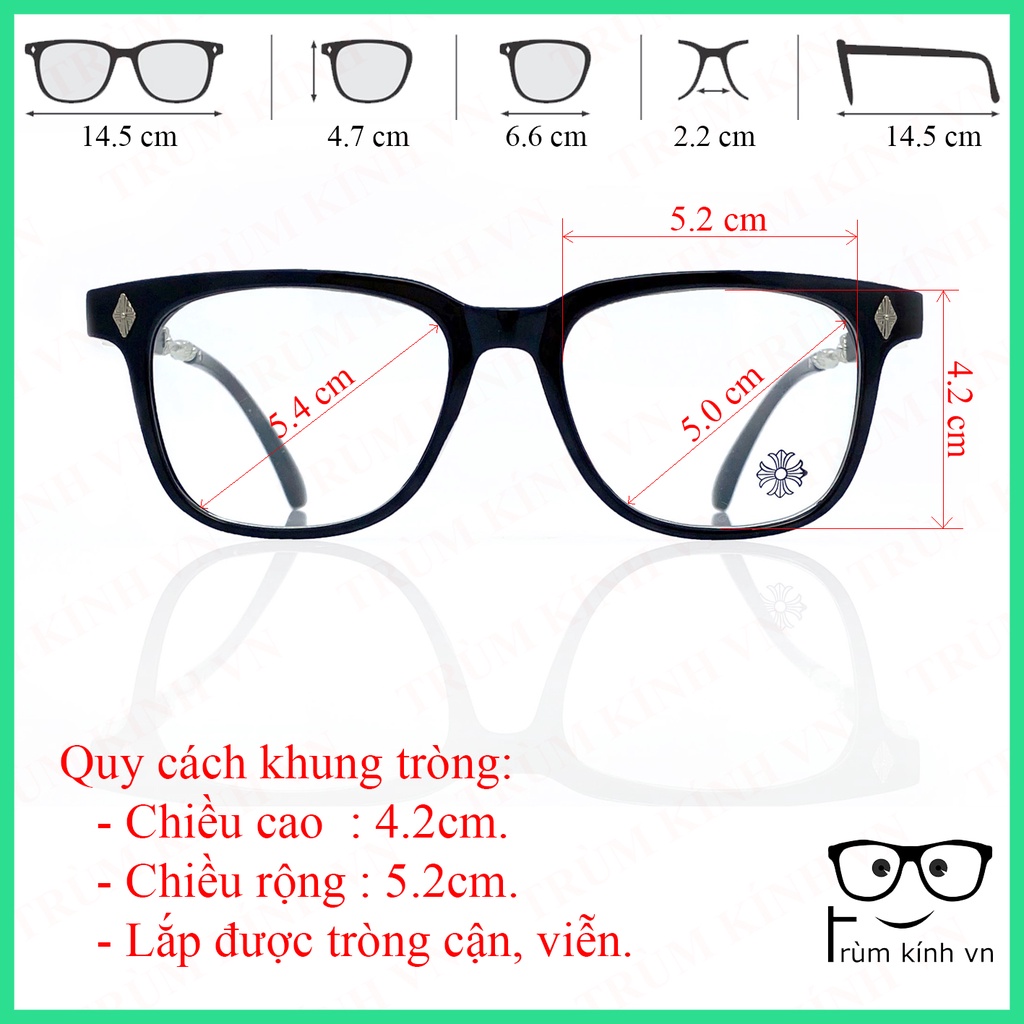Gọng Kính Nam Nữ CH Thời Trang Cao Cấp -