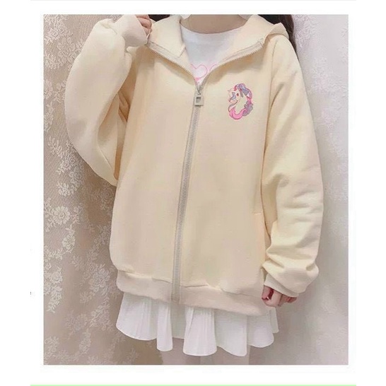 ÁO KHOÁC  CHỐNG NẮNG NỮ HỌA TIẾT KÌ LÂN BẢY MÀU SIÊU NGỘ NGHĨNH ĐÁNG YÊU