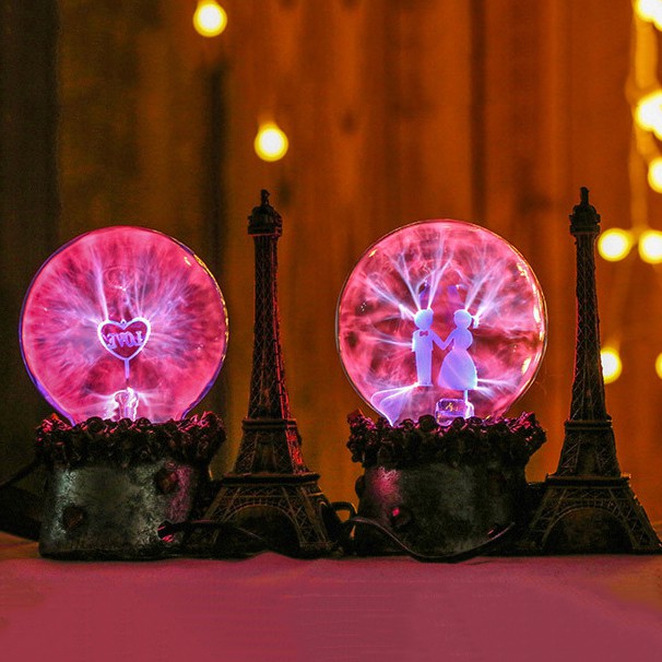 Quả Cầu Plasma Tháp Eiffel Quà Tặng Sinh Nhật Giáng Sinh
