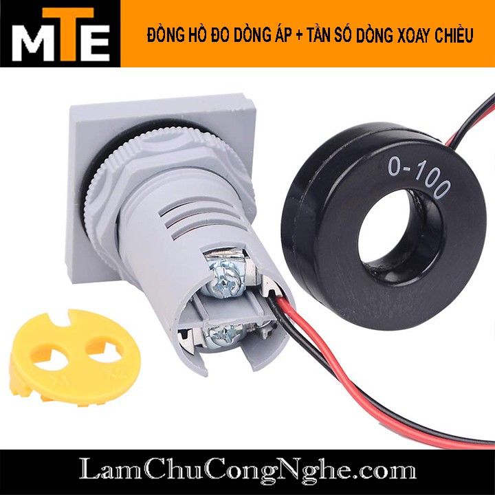 Đồng hồ đo DÒNG-ÁP-TẦN SỐ điện xoay chiều  AD16-22VAH