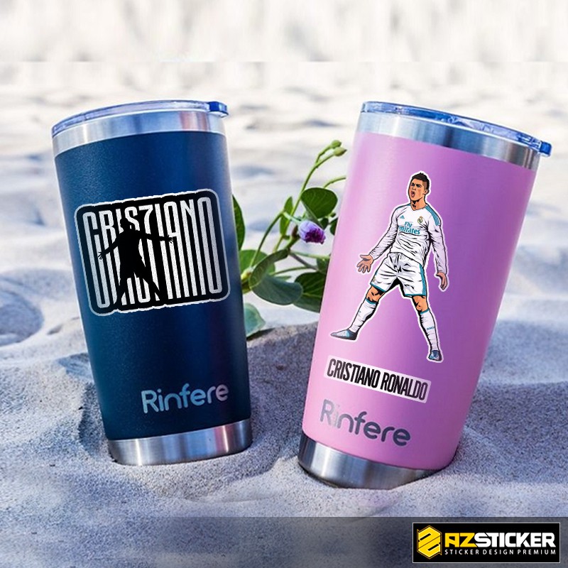 Tem Sticker Dán Hình Ronaldo CR7 |STKA414| Hình Dán Chống Nước, Bền Màu Trang Trí Đồ Dùng Cá Nhân, Thiết Bị Công Nghệ...