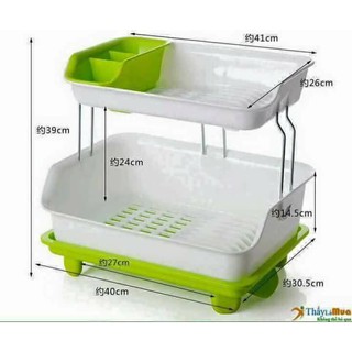 giá để bát 2 tầng nhựa