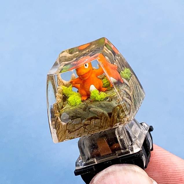 Nút bàn phím cơ máy tính - Artisan keycap - Pokemon Keycap