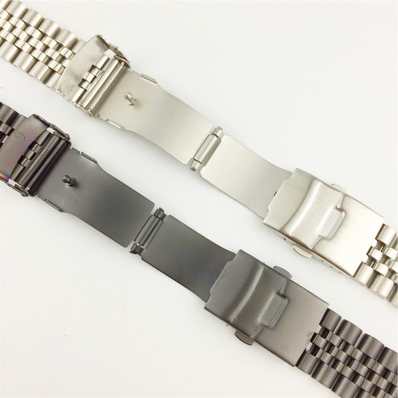 Vòng Đeo Tay Bằng Thép Không Gỉ 18mm / 19mm / 20mm / 21mm / 22mm / 23mm / 24mm / 26mm / 28mm / 30mm