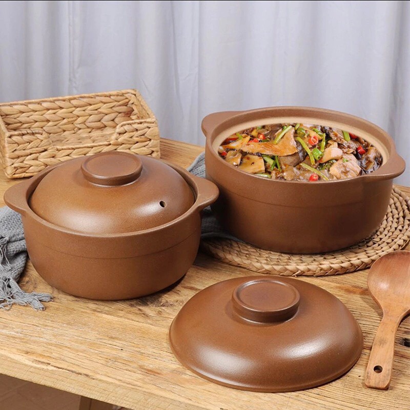 Nồi đất 1.2 - 4 (Lít) Cao Cấp - Kho thịt cá hầm canh