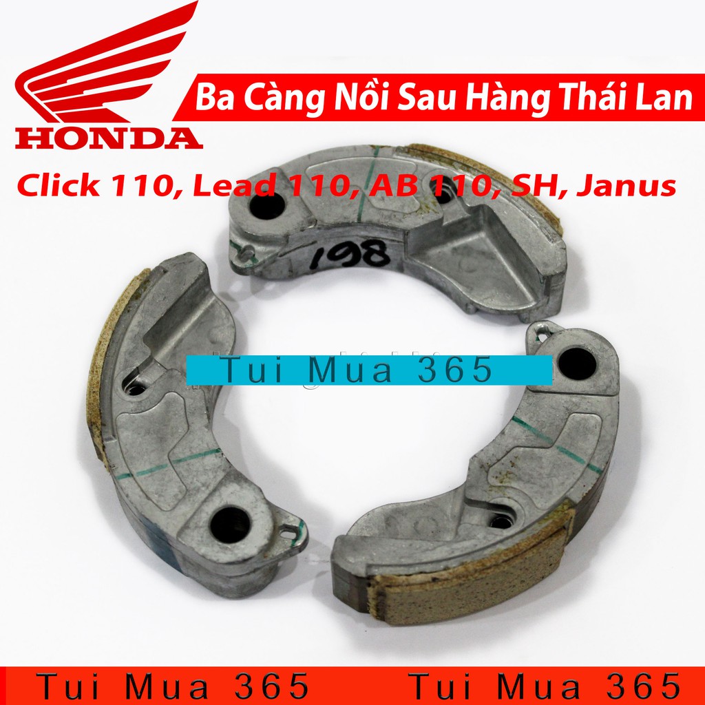 Bố ba càng Honda Thái Lan AB110, Click 110, Lead110, Janus