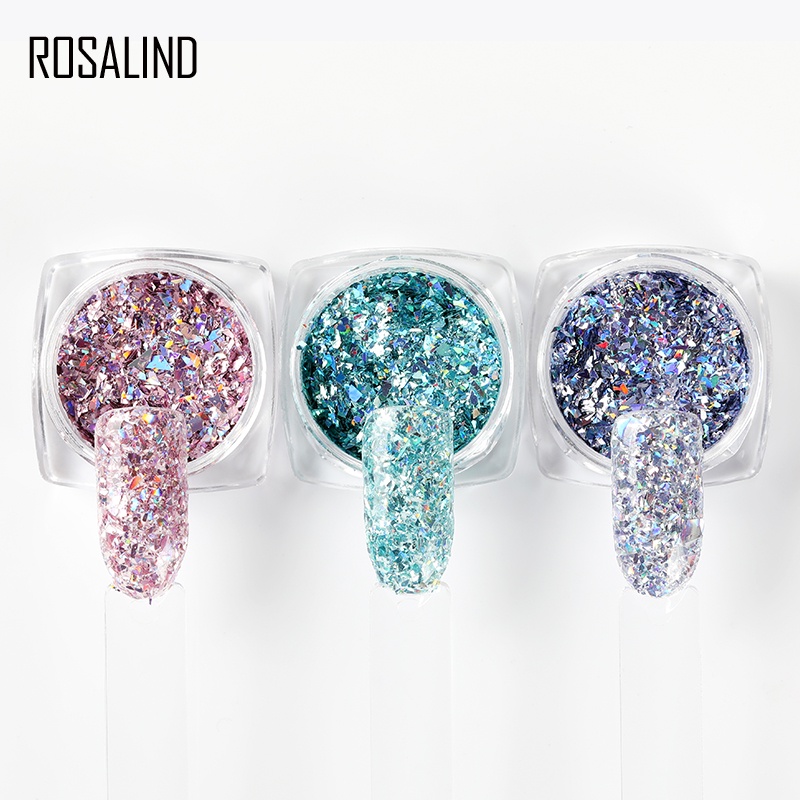 Hộp bột trang trí móng tay tráng gương lấp lánh