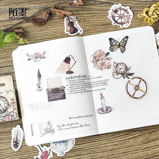 HỘP 45 STICKER VINTAGE VER1
