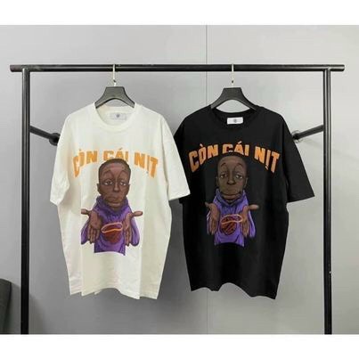 Áo thun Unisex Nam Nữ Tay Lỡ in chữ ' CÒN CÁI NỊT ' Cực Chất 2021
