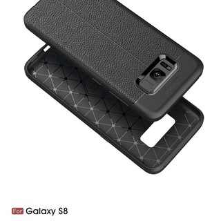 Ốp lưng Samsung S8 silicon giả da Auto Focus