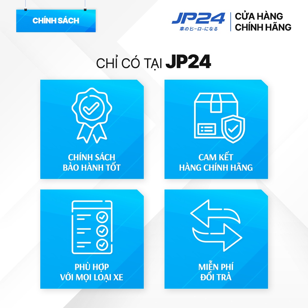 Chai xịt khử mùi và vệ sinh nội thất xe ô tô JP24 Air Wash 300ml