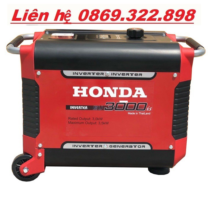 Máy Phát Điện Honda Chạy Xăng 3Kw EU3000i Inverter - Hàng Bảo Hành Một Năm