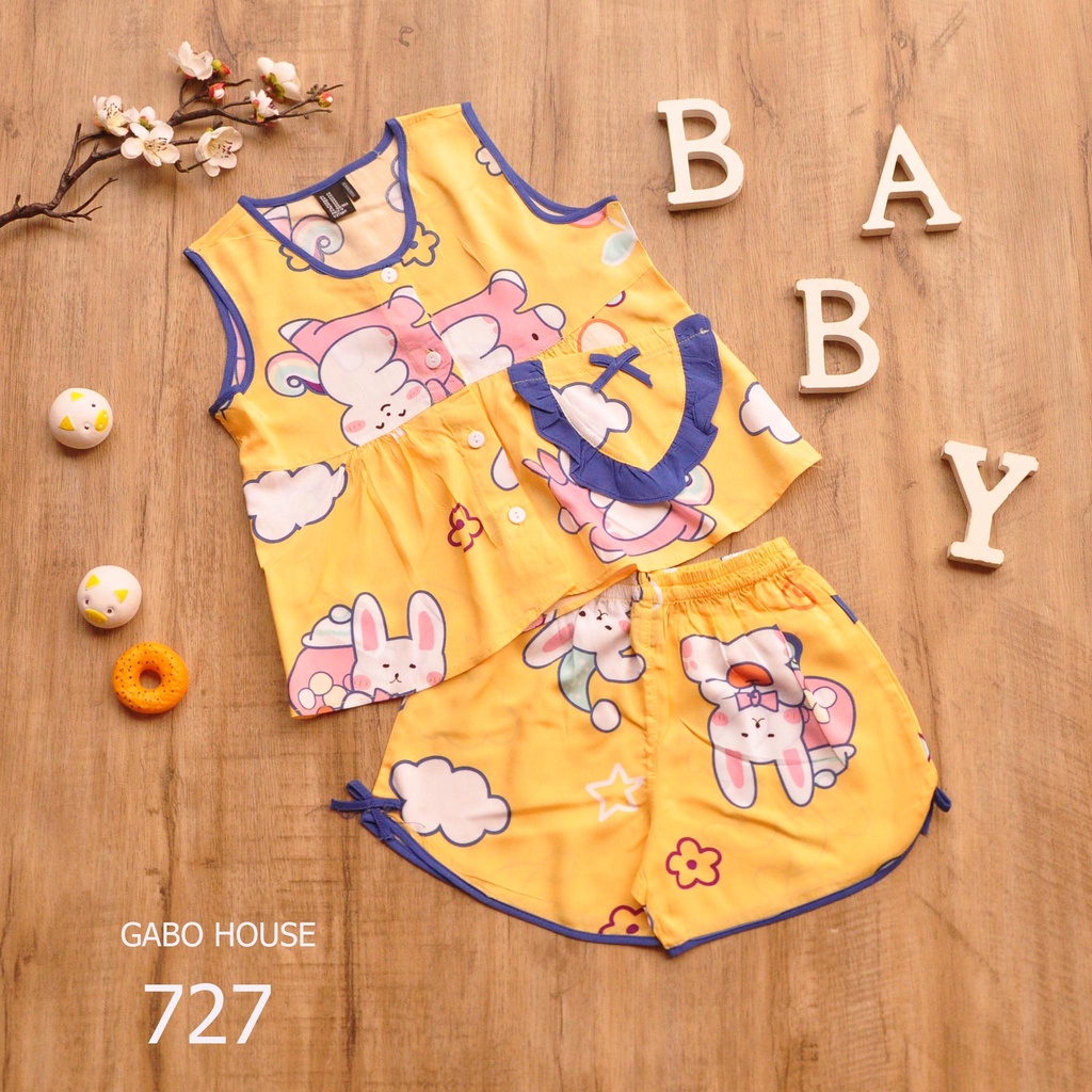 Bộ sát nách tole F21 đính túi F21G39