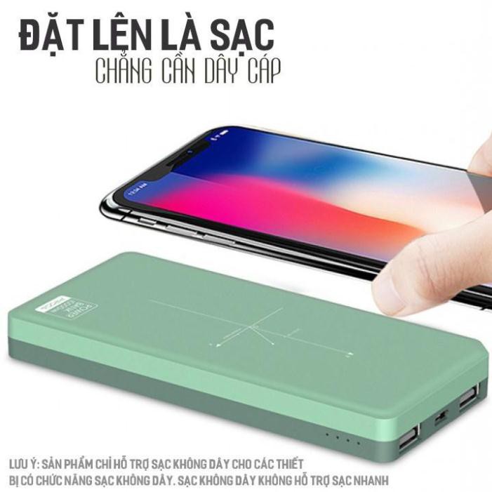 Pin Dự Phòng Kiêm Sạc Không Dây REMAX Proda PPP-33 10000mAh -Hàng chính hãng